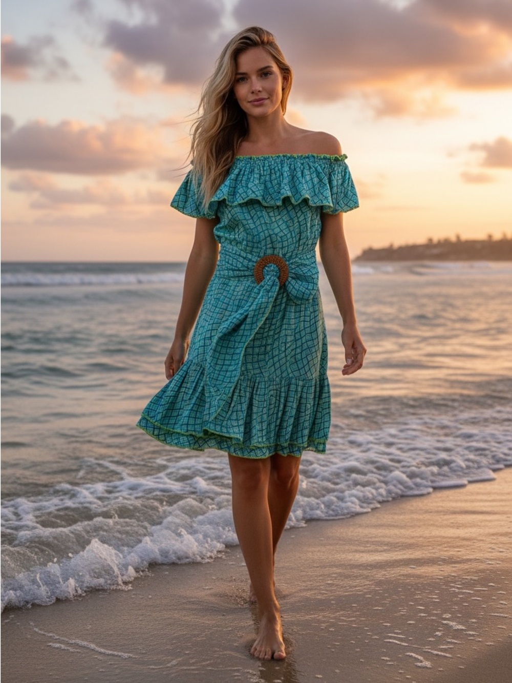 Poupette st Barth Bella mini in Sky Abori